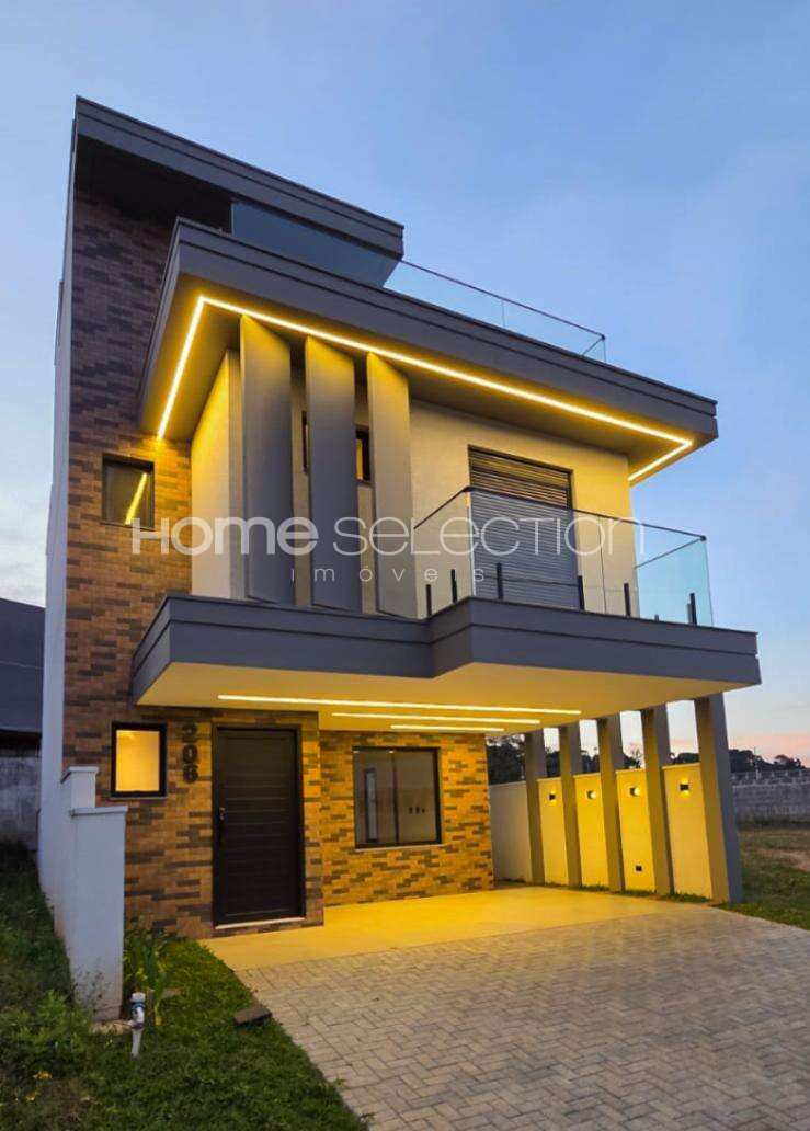 Casa de Alto Padrão - Condomínio Clube Vivendas do Parque, Santa Cândida - Curitiba | 4 Quartos, Piscina e Automação - Home Selection Negócios Imobiliários
